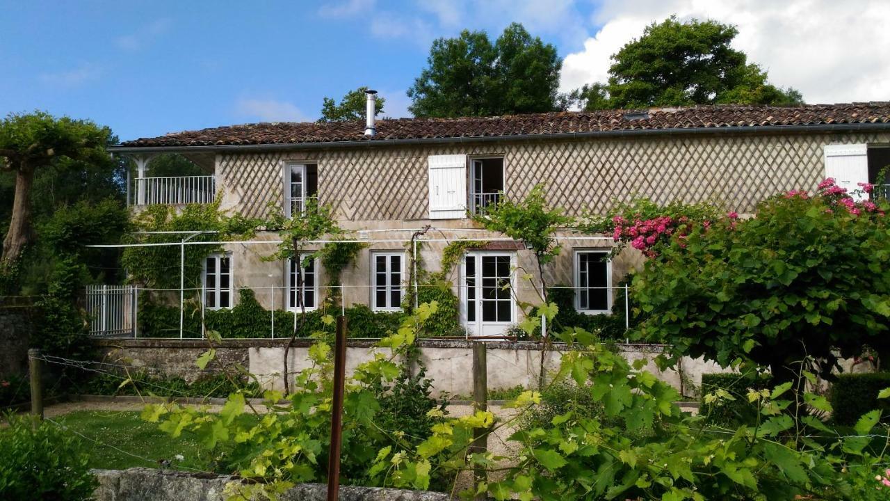 Вилла Le Gue Renard-Un Balcon Sur La Charente Жарнак Экстерьер фото